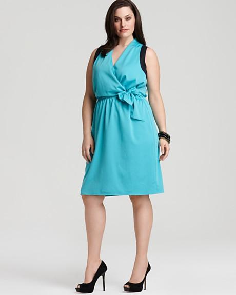 Tahari Plus Size Dresses, Spring-Summer 2012