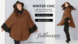 American Plus Size Lookbook Winter Coats FullBeauty 2015-16