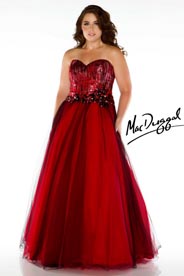 Plus Size Prom Dresses by American Brand Mac Duggal, Spring-Summer 2016