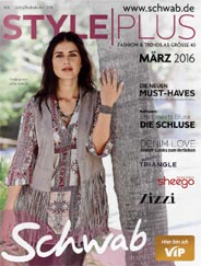 Plus Size Catalogue by German Brand Schwab, Spring-Summer 2016