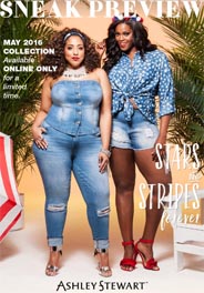 Plus Size Lookbook by American Brand Ashley Stewart, May 2016