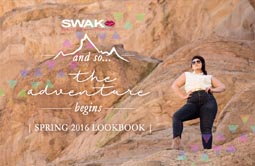 Plus Size Lookbooks by American Brand SWAK Spring, 2016