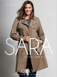 Plus Size Catalogue Sara by New Zealand Brand EziBuy, Winter 2016-2017