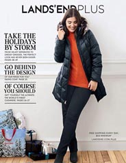 Plus Size Holiday Catalog by American Brand Lands' End, 2017
