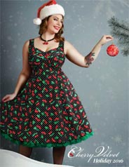Plus Size Holiday Lookbook by Canadian Brand Cherry Velvet, 2016
