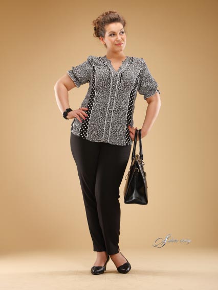 Russian Catalog of Clothes Plus Size Silver String. Summer 2012.