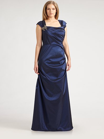 Tadashi Shoji Plus Size Dresses, Summer-Fall 2012