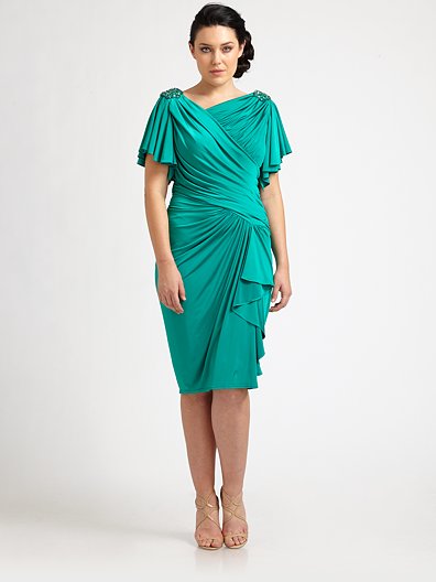 Tadashi Shoji Plus Size Dresses, Summer-Fall 2012