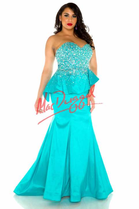 Mac Duggal Plus Size Evening Dresses 2015