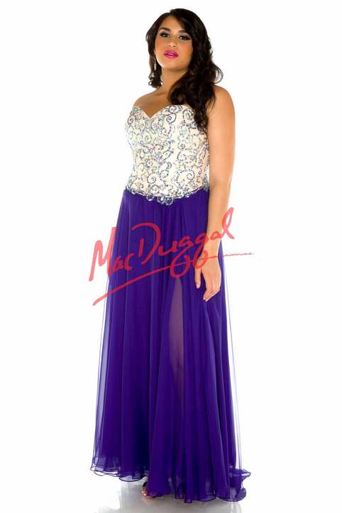 Mac Duggal Plus Size Evening Dresses 2015