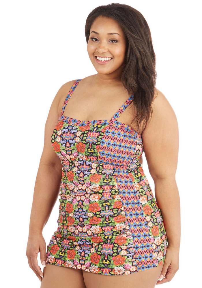 Jessica Simpson Plus Size Swim, 2015