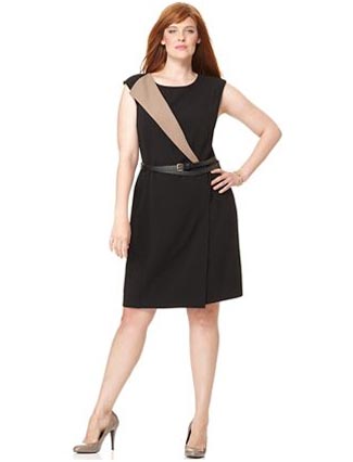 Calvin Klein Plus Size Dresses. Winter 2012